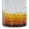 Glass Geometric Faceted Ombre Decorative Jars with Diamond Knobs, 2ct.